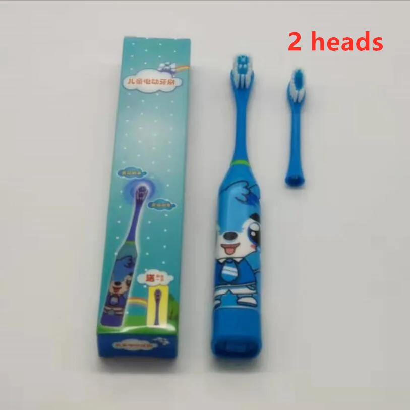Creative automatic electric toothbrush children's toothbrush cartoon waterproof soft hair ultrasonic cute toothbrush double head
