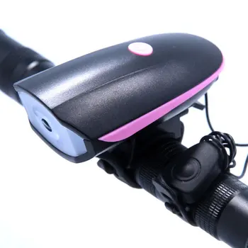 

7588 Night bike charging glare light Cycling Equipment Accessory set High Power Bicycle horn Bicycle Light