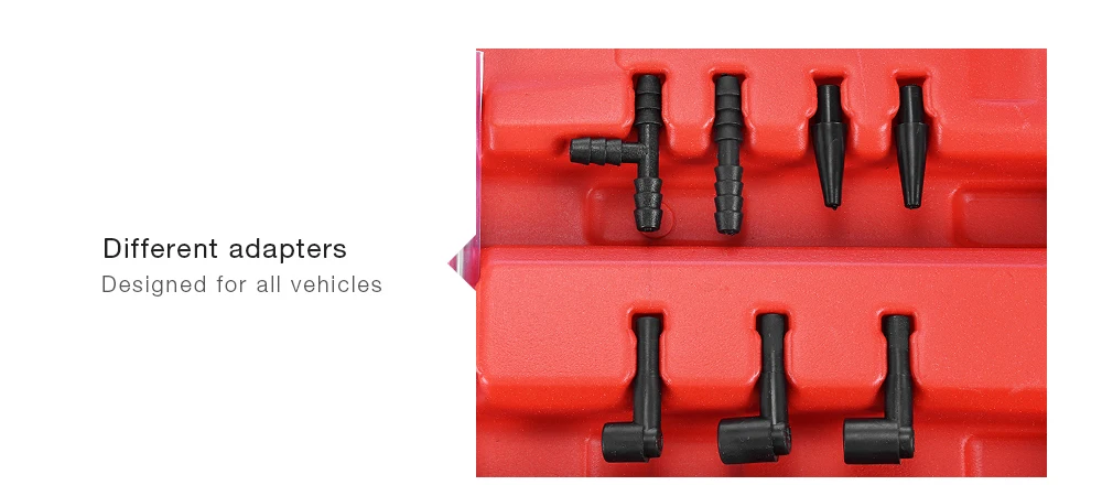 Brake Fluid Bleeder Vacuum Pistol Pump Hand Held Tester Kit