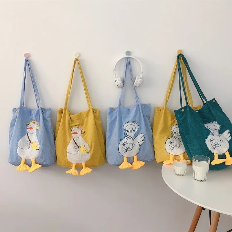 

Tote Bag Crossbody Bags for Women Purses Corduroy Designer Handbag High Quality Fanny Pack Carteras Para Mujer Big Capacity