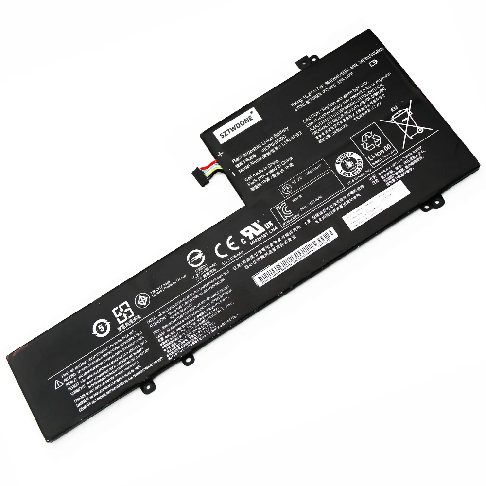 Аккумулятор SZTWDONE L16M4PB2 для ноутбука Lenovo Ideapad 720S-14IKB V720-14 Xiaoxin Air Pro L16L4PB2 L16C4PB2 |