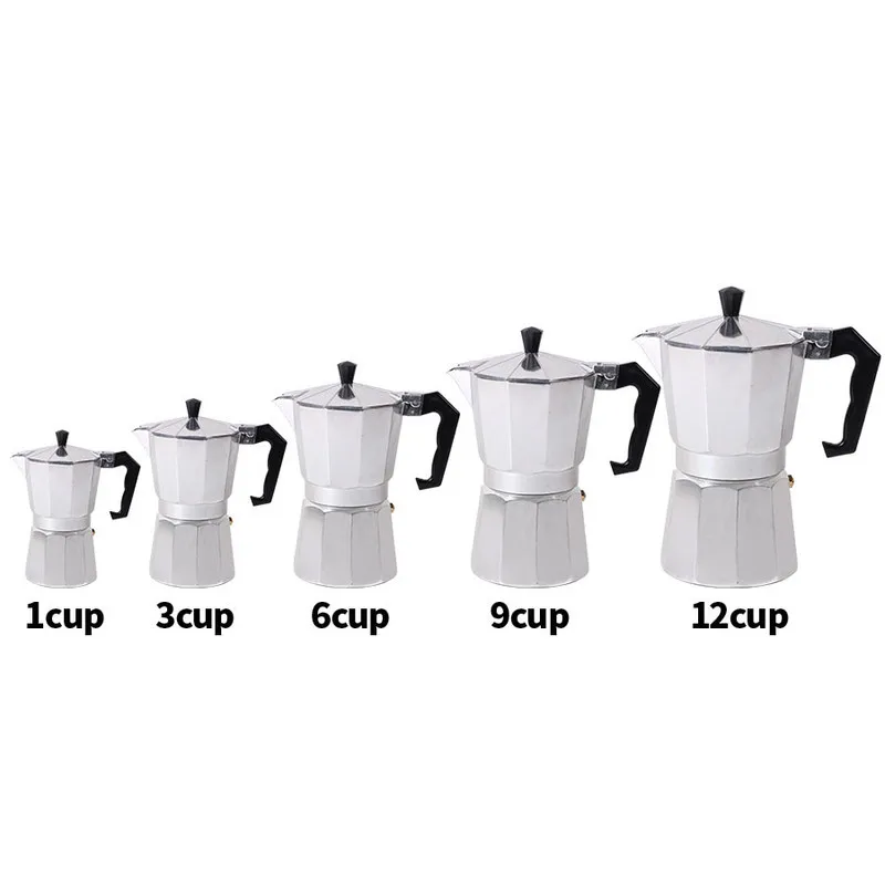 

600ml Mocha Coffee Maker Italian Moka Espresso Cafeteira Percolator Pot Stovetop Coffee Maker Filter Italian Espresso Tool Pot