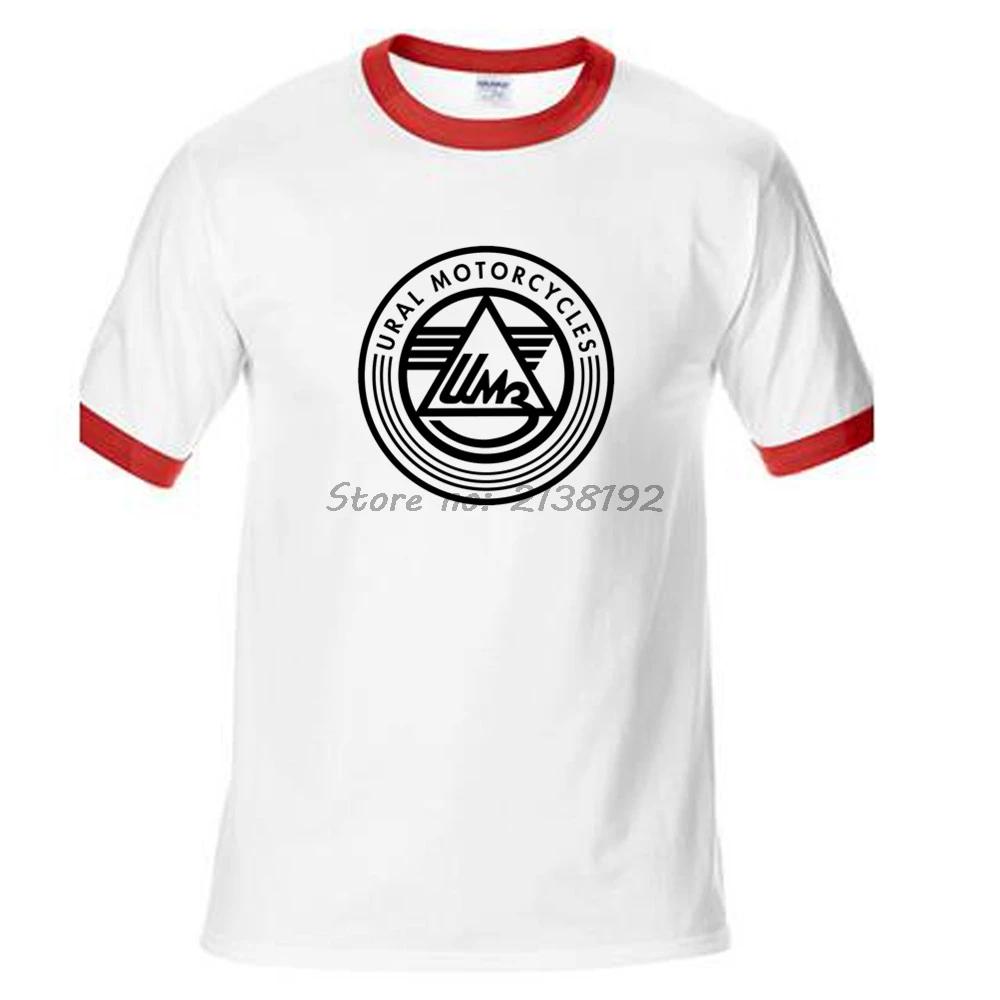 URAL Motorcycles Man T-Shirt Raglan Sleeve Fashion Tshirt Brand O Neck T Shirt Men New High Quality Skate Tops Tees pattern t