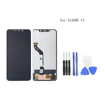 

Black LCD Replacements Full Screen + Touch screen Full Glass With Tool For XIAOMI Pocophone F1