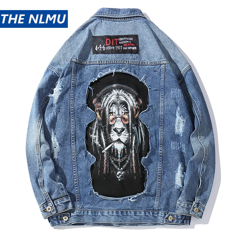 lion print jacket