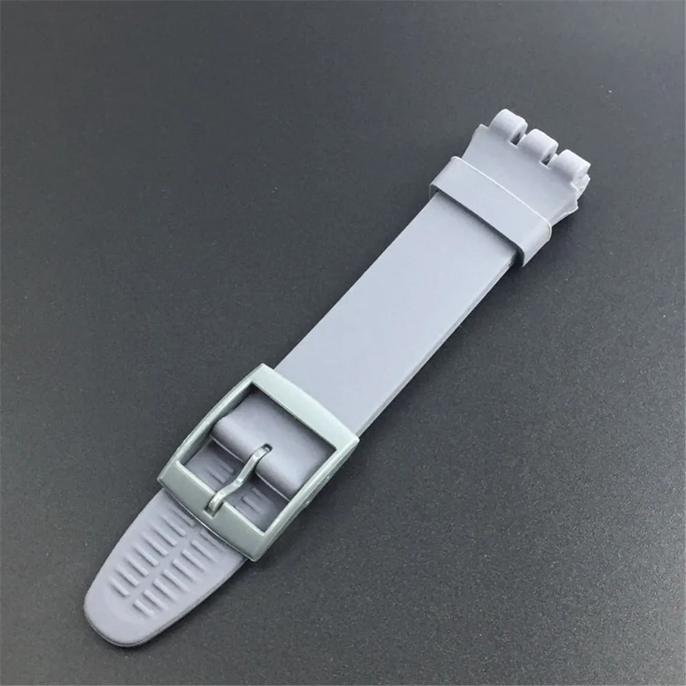 Silicone Watch Strap - Soft Rubber Replacement Wristband Bracelet