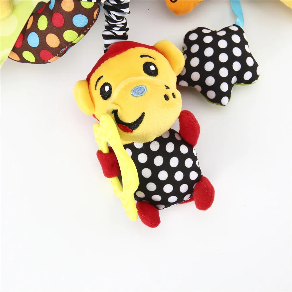 Подвесные игрушки, погремушки для младенцев, игрушки, красочные, новые, стильные, милые, для активного отдыха, спиральная кроватка, коляска, автомобильное сиденье, для путешествий