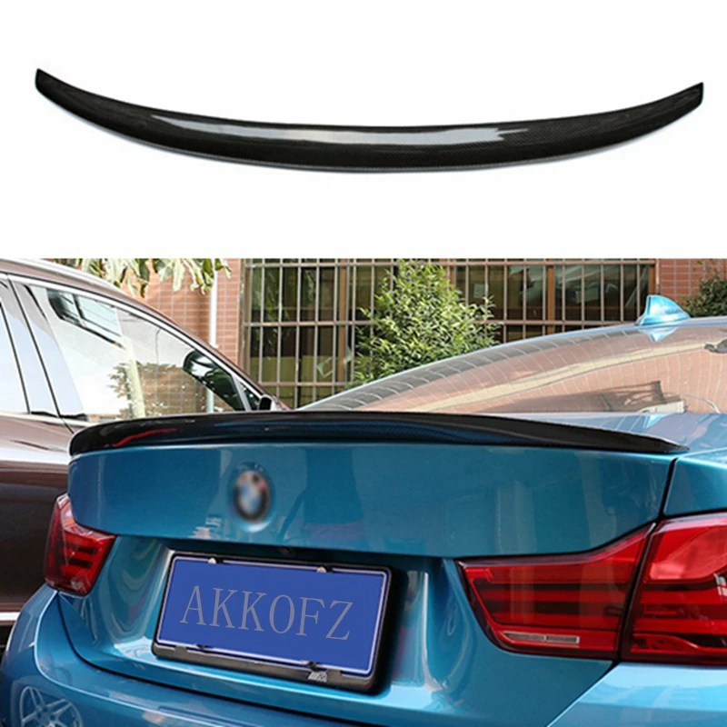 

For BMW F36 Spoiler Carbon Fiber 4 Series 4 Door Gran Coupe F36 P style Spoiler 2014- UP 420i 420d 428i 435i