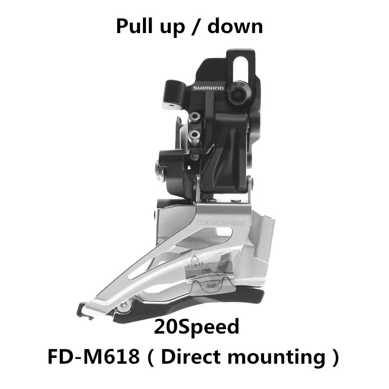SHIMANO DEORE FD-M618 для горного велосипеда с прямым креплением