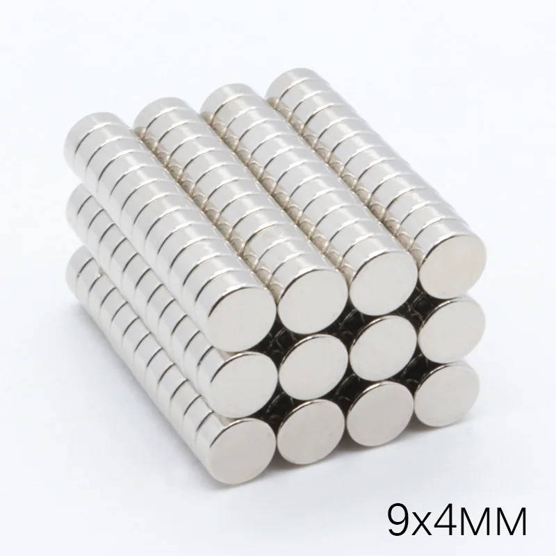 200 шт 9x4 мм NdFeB маленький супер сильный, мощный постоянный магнит круглый ремесло редкоземельные магниты 9*3 мм для ремесленного искусства
