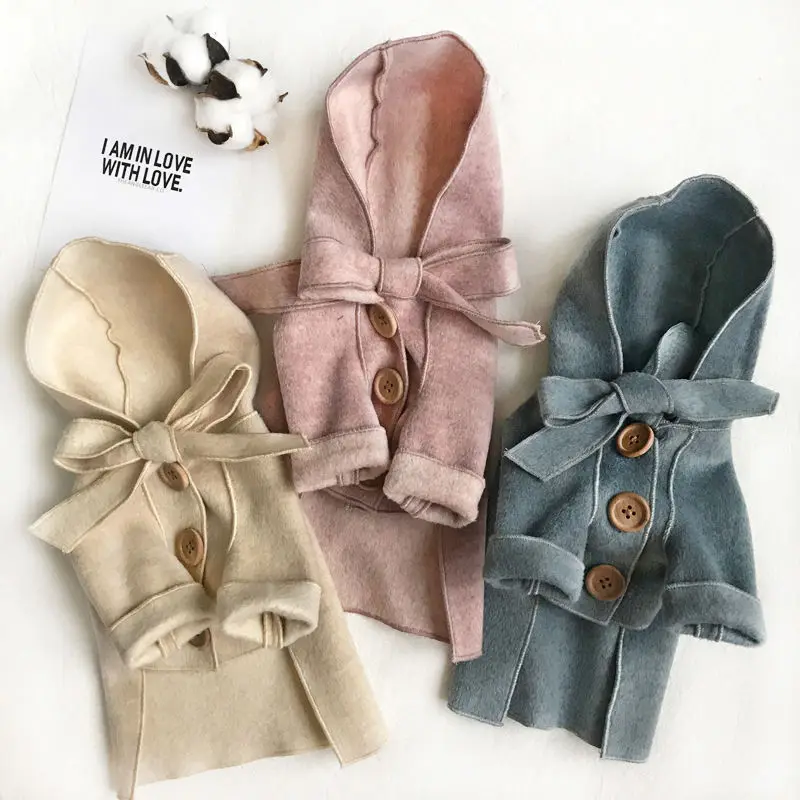 Модная толстовка с капюшоном для собак зимняя одежда домашних животных