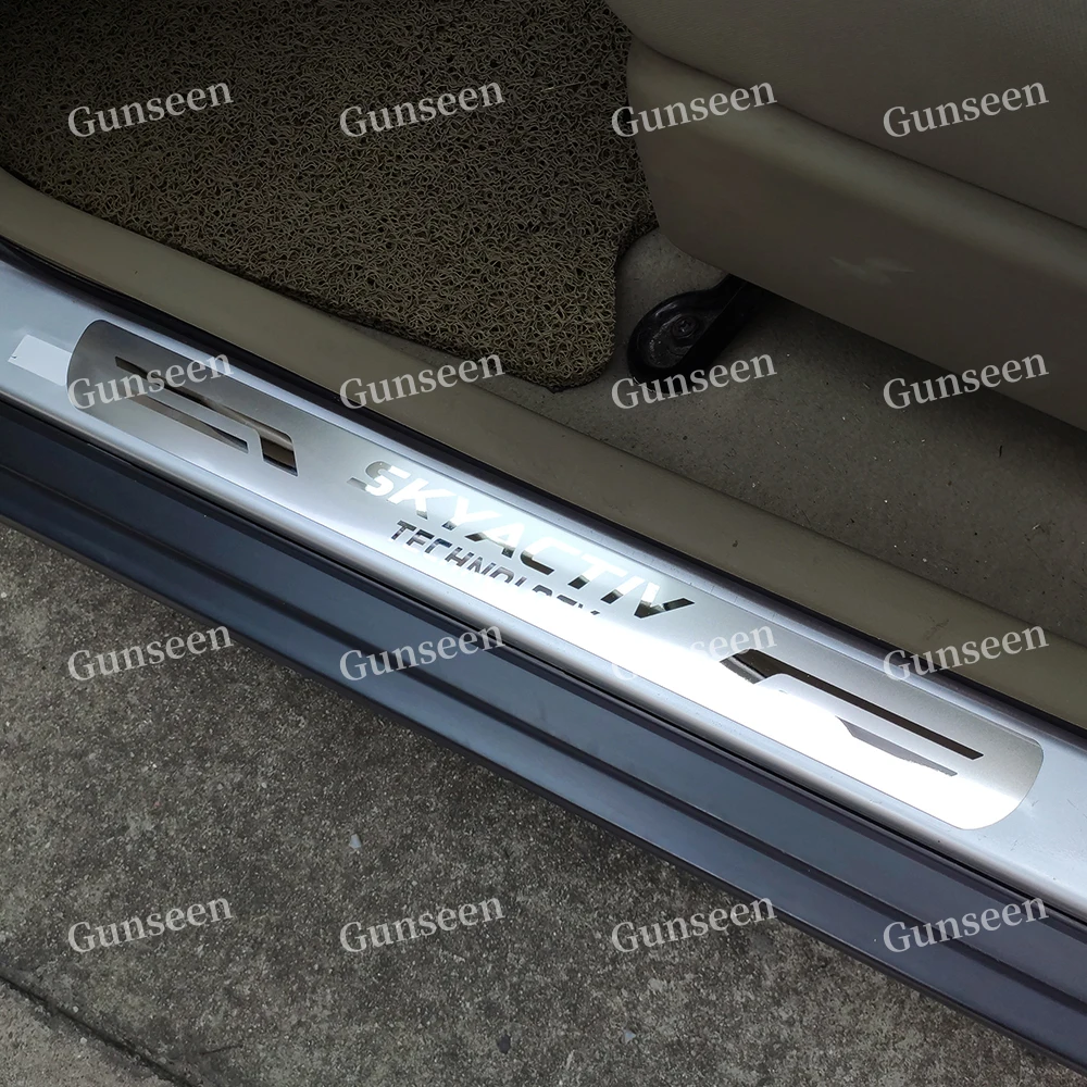 Для Mazda 3 Накладка на порог педаль накладка авто аксессуары Защитная крышка для