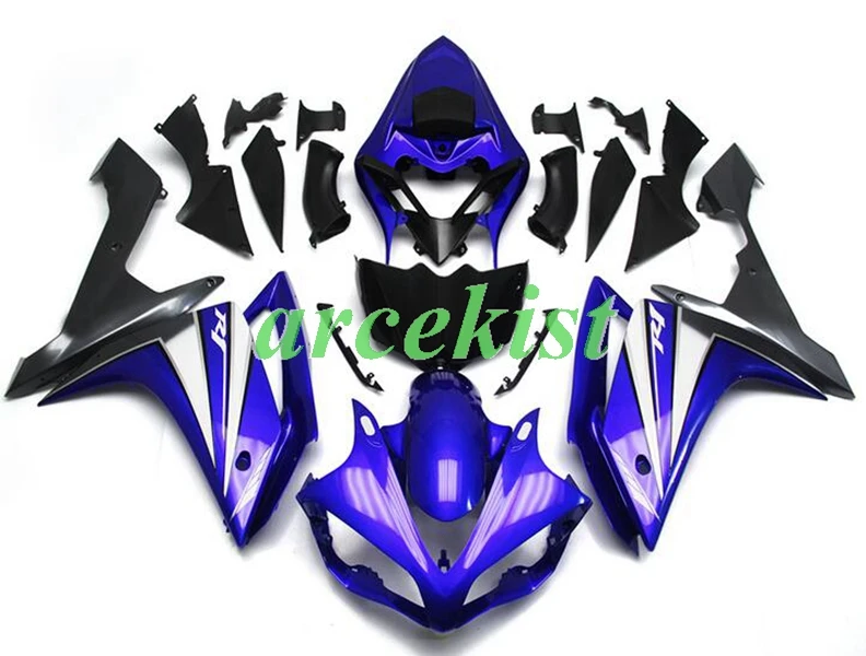 Литьевая форма) комплект обтекателей ABS подходит для Yamaha YZF1000 R1 2007 2008 07 08 YZF R1 Комплект кузова синий красный белый