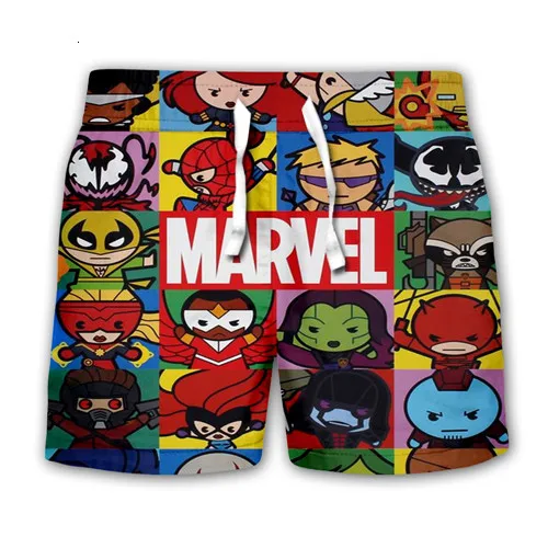 kids casual shorts Детские 3d толстовки с капюшоном для мальчиков Мстители, супергерой Marvel, Железный человек, Тор, Халк, Капитан Америка, принт Человека-паука, толстовка куртка с рисунком - Цвет: kids casual shorts