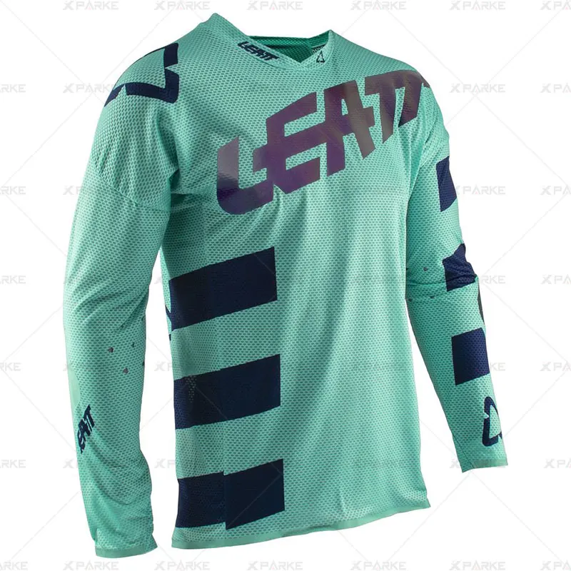 Leatt мотоцикл горный велосипед Команда Горные Джерси MTB fox DH MX велосипед локомотив рубашка беговые горный велосипед Джерси - Цвет: 5