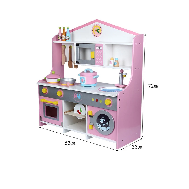 Japanese Wooden Kitchen Playset - Kids Pretend Cooking Toy Simulation image 4