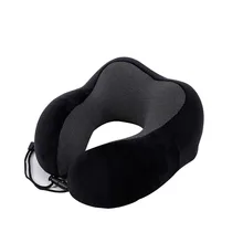  Portable U-Shape Magnetic Headrest Car Neck Pillow Memory Foam Travel Office Travel Accessories 