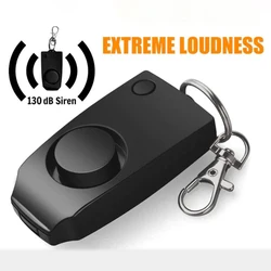 Alarme personnelle 120DB alarme de sécurité d'urgence porte clés alarme de sécurité de Protection personnelle pour les femmes, les hommes, les personnes âgées et les enfants 