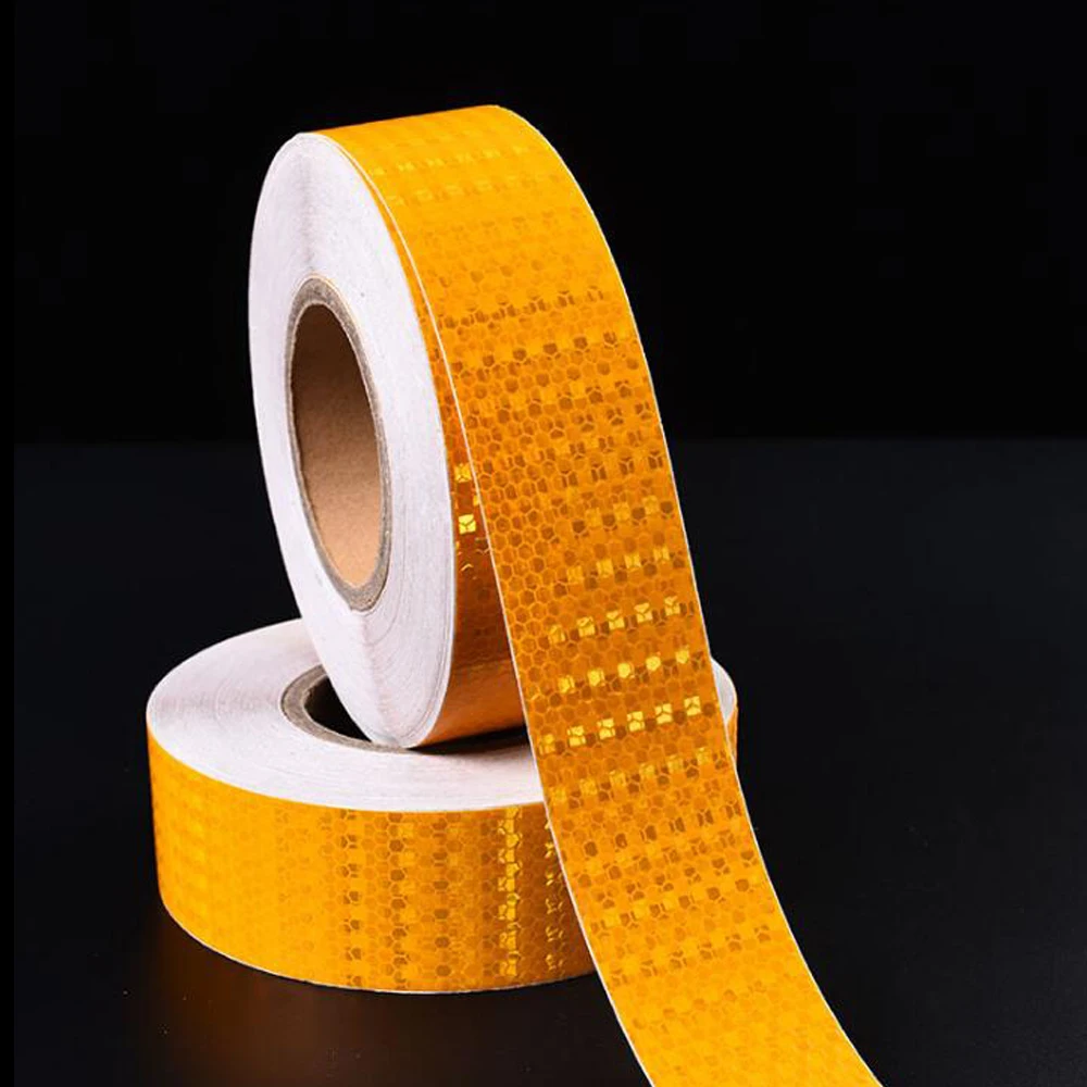 Adhesive Reflective Tape Safety Warning Reflective Sign Cars, Motorcycles, Bicycles Warning Decoration