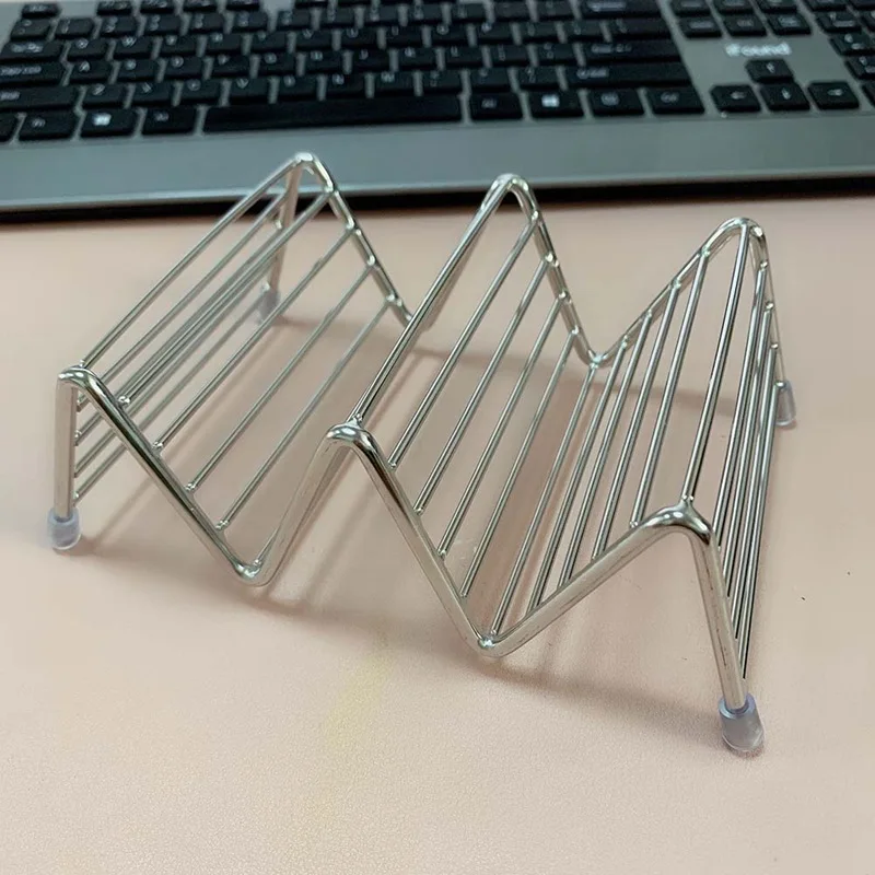 Подставка под пирог из нержавеющей стали, подставка для еды, жесткая мягкая ракушка, мексиканская стойка для еды, инструмент для пиццы, ресторанное шоу, кухонные инструменты