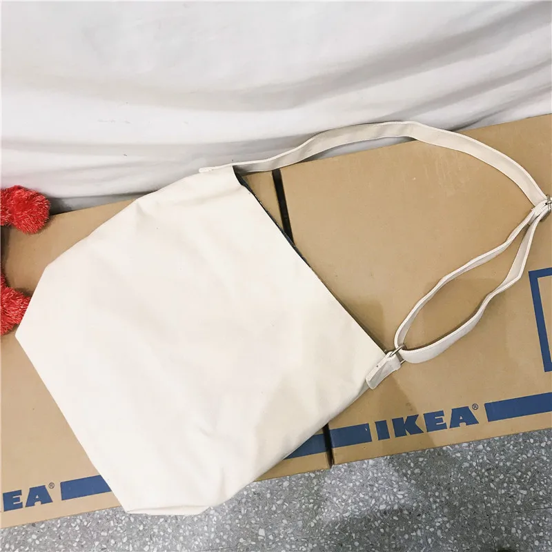 

2019 Fashion Fresh WOMEN'S Bag Trend Versatile Shoulder Bag Canvas Simple Artistic Oblique Bag