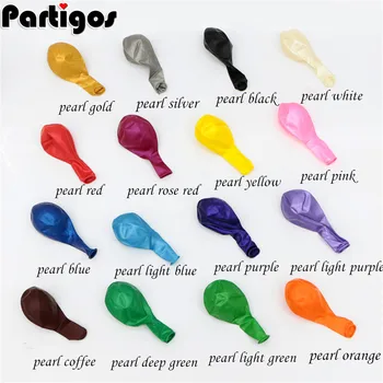 

10pcs 12inch 2.8g Pearl Latex Balloons Helium Balloon Inflatable Wedding Decorations Kids Air Balls Happy Birthday Party Balloon