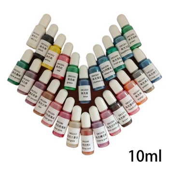 

26 Colors Crystal Epoxy Pigment UV Resin Dye DIY Jewelry Colorant Art Crafts Coloring Drying Color Mixing Liquid Decorations Mak