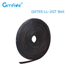 GmFive GATES-LL-2GT ремень 2GT синхронный ремень GT2 зубчатый ремень Ширина 6 мм 10 мм VS GT2-6MM для Ender 3 CR10 части 3d принтера