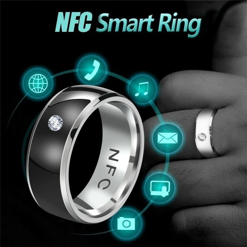 1 шт. Новое NFC многофункциональное умное кольцо для пальца цифровое подключения