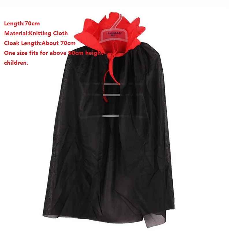 Мальчик девочка король принц корона ведьма вампира дьявольский плащ детский
