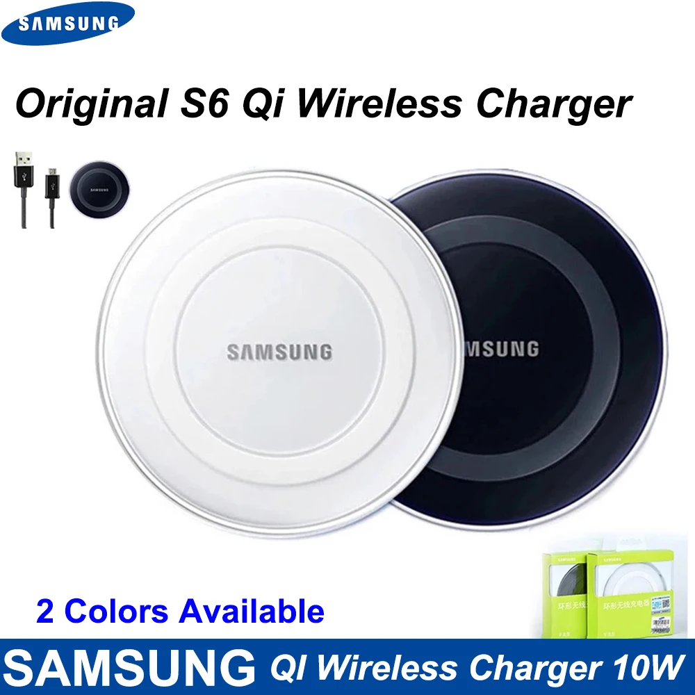 Оригинальное Беспроводное зарядное устройство Samsung адаптер 5 В 2 А зарядная