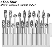 Tungsten Carbide Burr Abrasive-Tools Metalworking Milling-Cutter Cnc Engraving Drawing