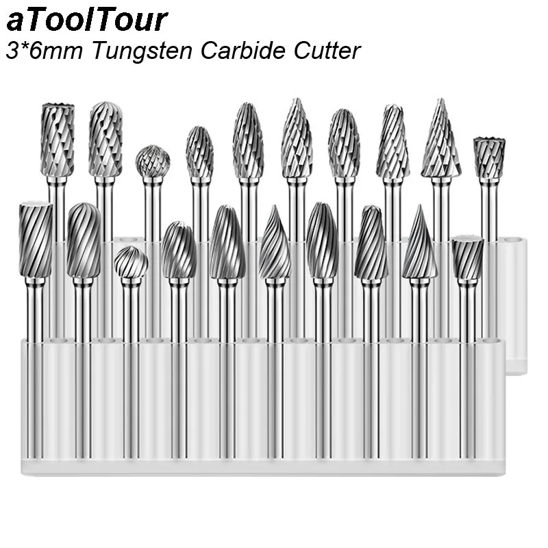 Carbide Burr Set Die Grinder Rotary Tool Rasp for Dremel Wood Carving Bits  Metal Grinding Engraving Cutting Trimming Porting