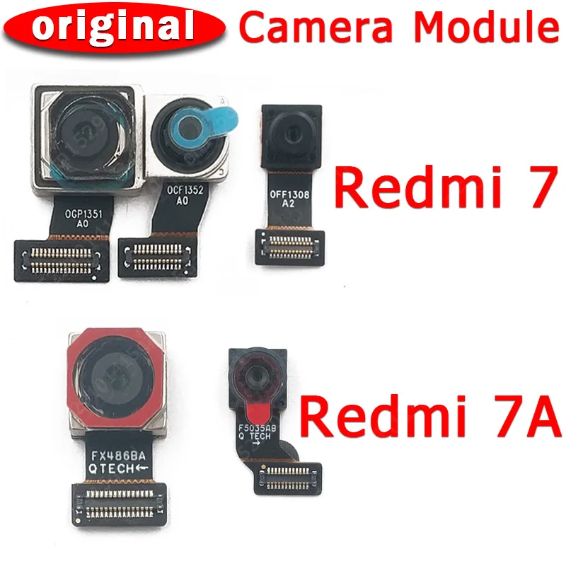 Оригинальная передняя и задняя камеры для Xiaomi Redmi 7 7A модуль основной фронтальной