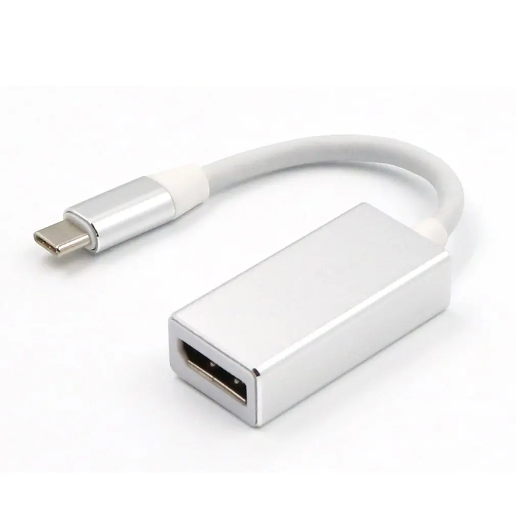 1080P USB 3.1 Type C to DP Adapter USB-C to Display Port Adapters Converter Support 4K UHD for Macbook Pro //