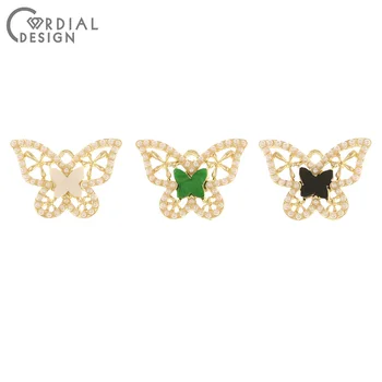 

Cordial Design 50Pcs 19*26MM Jewelry Accessories/Charms/Connectors/Resin Effect/Butterfly Shape/Pendant/Hand Made/DIY Making