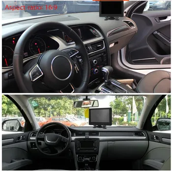 

Hot 7" TFT LCD Monitor Display 1024*600 VGA AV YUV Audio Video for PC DVD TV CCTV Monitors Car Monitor For BMW VW Audi Toyota