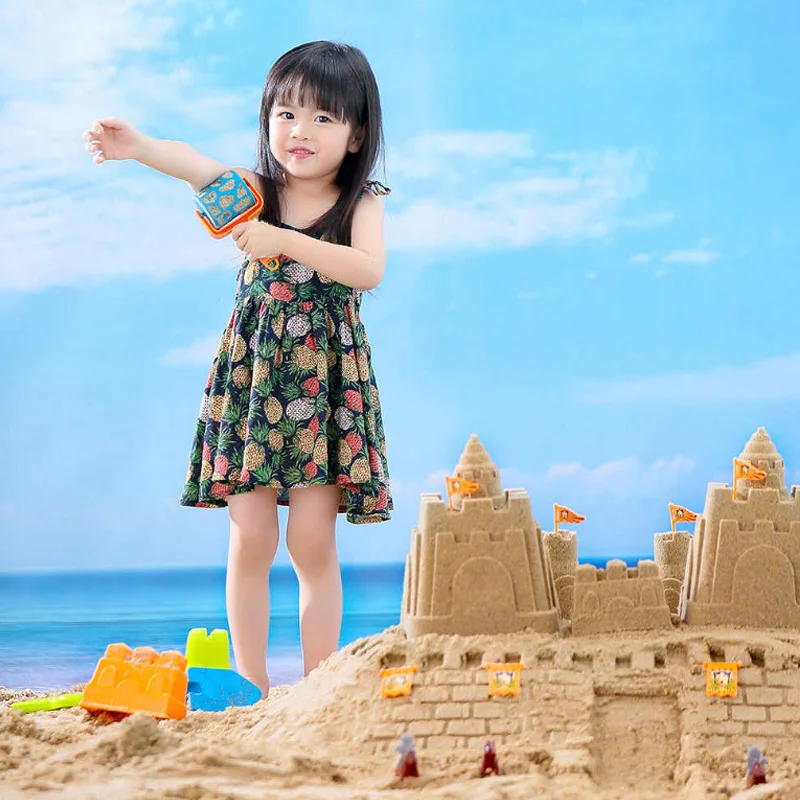 25 шт. Xiaomi Mijia Bravokids пляжные игрушки песочный замок чайник режим Лопата ведро с ящиком для хранения силиконовые игрушки для 3+ детей