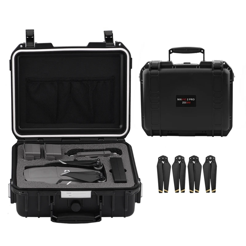 Propeller+ Waterproof Storage Box Travel Portable Carrying Case Compatible for Dji Mavic 2 Pro/Dji Mavic 2 Zoom Drone