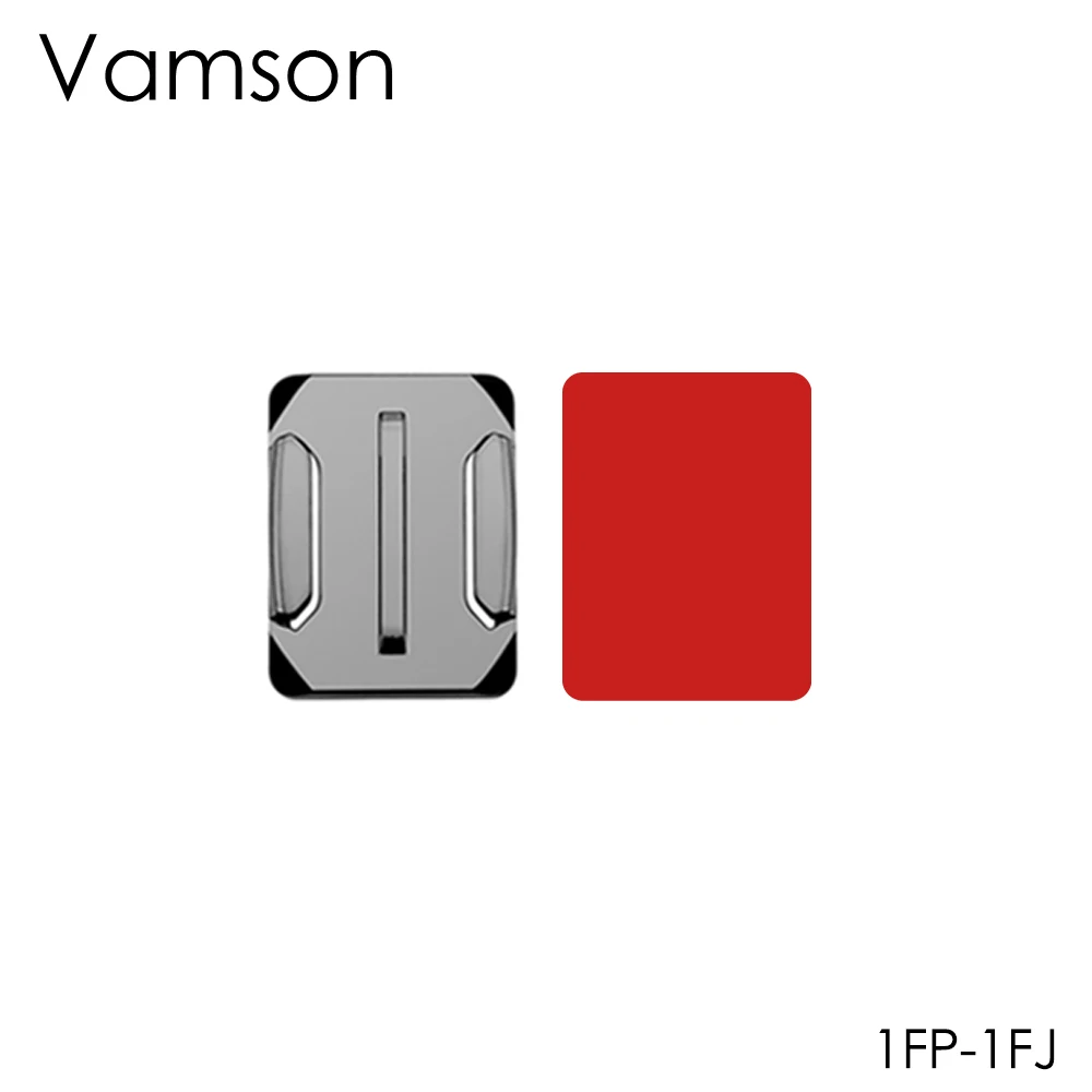 1FP-1FJ Vamson крепления на клейкой основе 3M клейкий для экшн-камеры GoPro Hero 7 6 5 4 для DJI OSMO экшн изогнутое крепление для камеры крепления клеящиеся подушечки для спортивной экшн-камеры Xiaomi Yi VP106 - Цвет: 1FP-1FJ