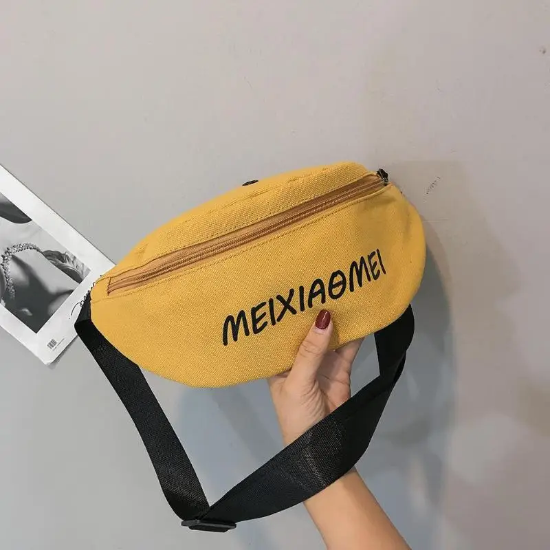 Поясная Сумка для женщин и девочек, поясная сумка, поясная сумка, нагрудная сумка, холст, хип-хоп, посылка, Sac A Dos Bolsas Feminina Mujer Sac A основной