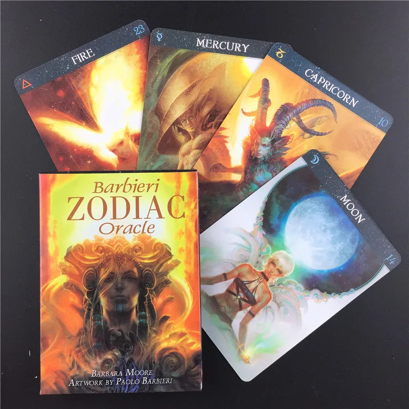 Смешные карты Barbieri Zodiac Oracle направляющие гавайка настольная игра игральные