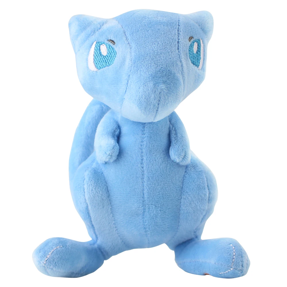 12-20 см мультфильм аниме погремута Lickitung Gastly Snorlax Ekans Scolipede Psyduck Mew Zubat плюшевые игрушки животные мягкие куклы Подарки - Цвет: 18cm blue Mew