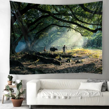 

Forest tree tapestry Indian Mandala HippieTapestry Wall Hanging Bohemian Gypsy Psychedelic Tapiz Witchcraft Tapestry