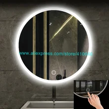 

1 Piece Lamp Mirror Touch Dimmer Switch LED Mirror Light Touch Sensor Switch for Home or Hotel Cabinet LED Light Makeup Mirror