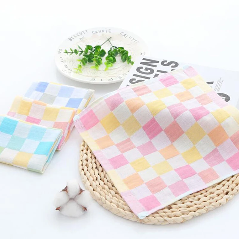 Double Gauze Towel Kitchen Clean Absorbent Towels Quick-dry Towels Household Cleaning Accessories