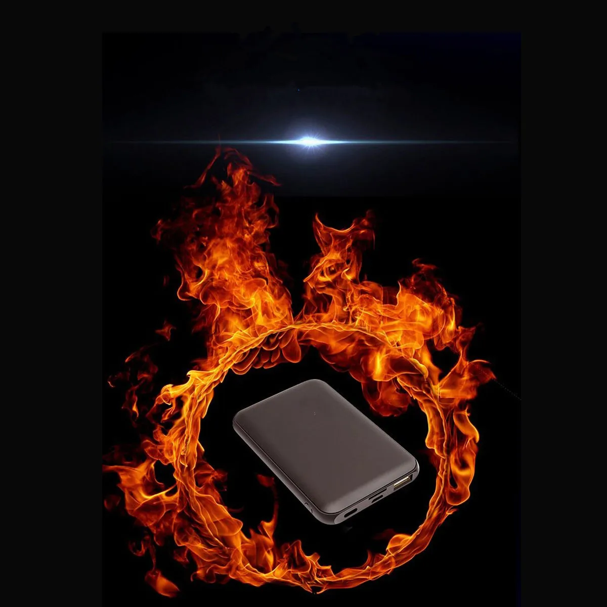 Внешний аккумулятор для Android Windows Mini Pover Bank 5000 мАч светодиодный дисплей внешний аккумулятор быстрая зарядка