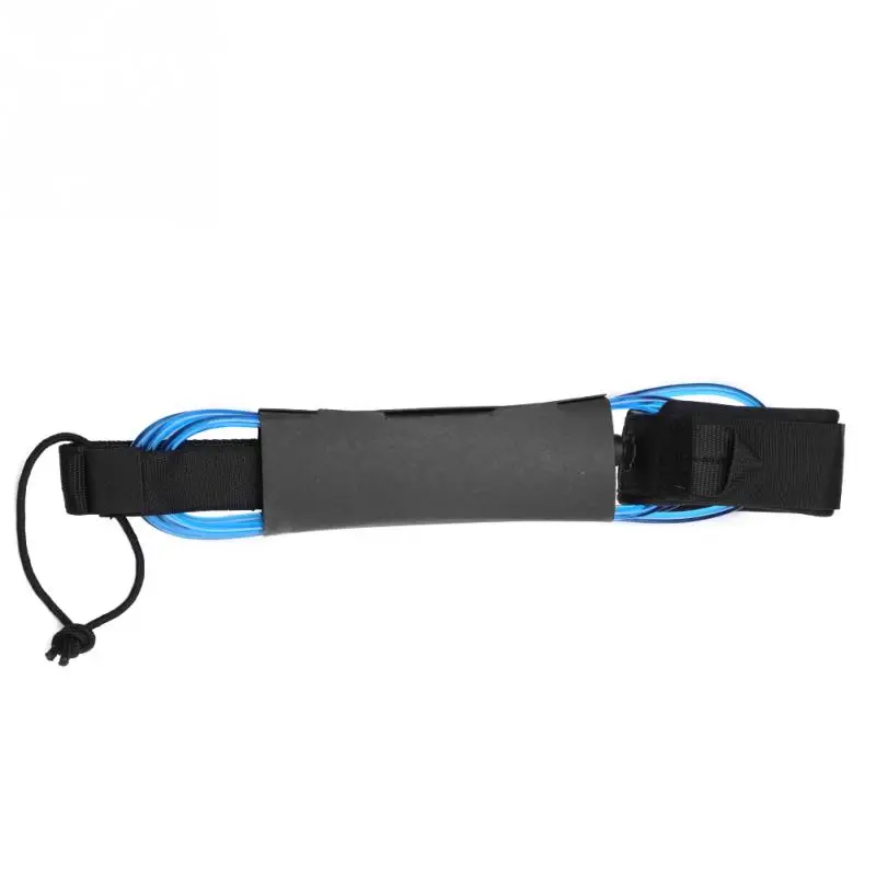 Transparent Blue 6FT 5,5 мм доски для серфинга поводок анти-потерянный поводок безопасные прямые спортивные Вертлюги петля крюк с двуспальная доска веревка застежка воды - Цвет: Transparent Blue