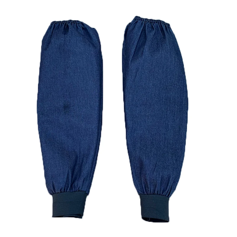 Ice Arm Sleeves Men Women Thickened Work Wear-Resistant Antifouling Canvas Long Welded Denim