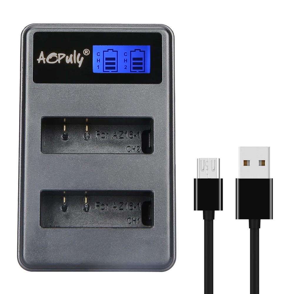 1 шт. AZ16-1 Xiaomi Yi 2 4K аккумуляторная батарея для XiaoYi 2 4K Xiaomi Yi II аксессуары для экшн-камеры